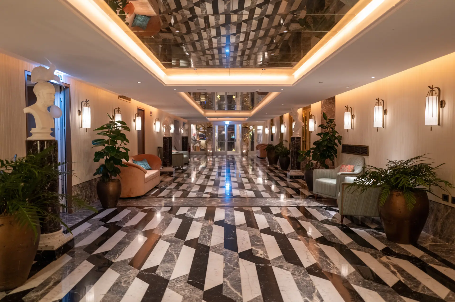 Luxury marble interiors