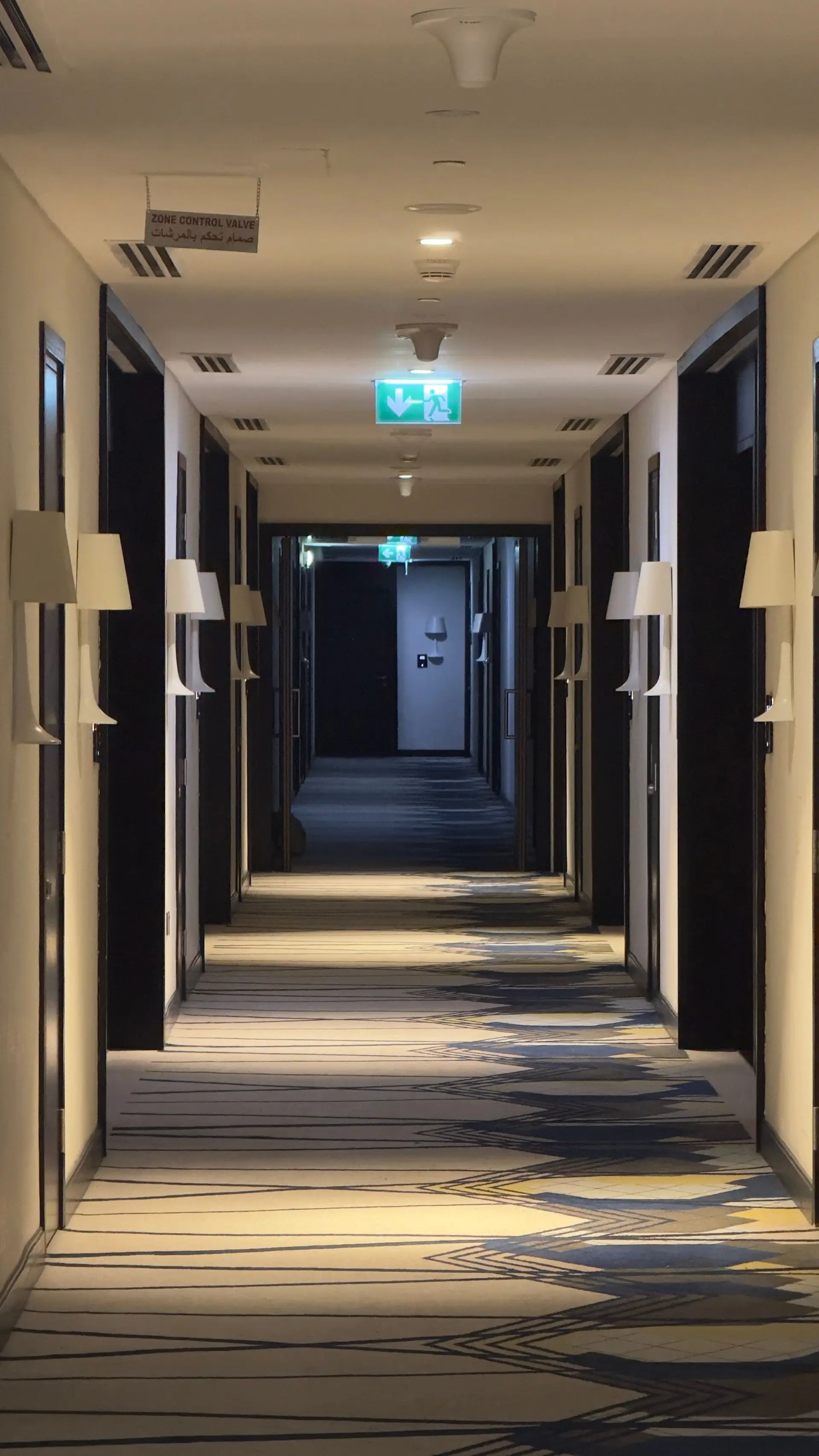 Modern Hotel Hallway